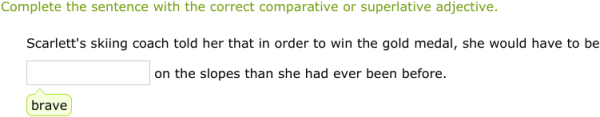 IXL - Form and use comparative and superlative adjectives (Class IX ...