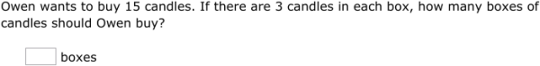 IXL - Division facts to 12: word problems (Class V maths practice)
