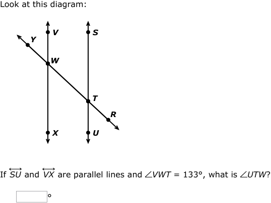 IXL - Transversals of parallel lines: find angle measures (Class IX ...