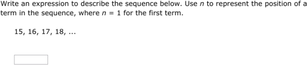 IXL - Write variable expressions for arithmetic sequences (Class VII ...