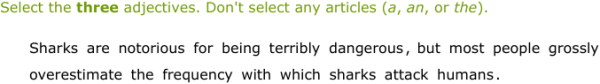 IXL - Identify adjectives (Class VII English practice)