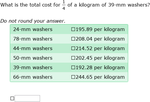 IXL - Unit prices: find the total price (Class VIII maths practice)