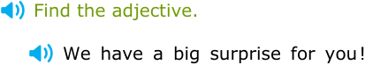 IXL - Identify adjectives (Class I English practice)